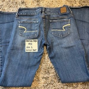 American Eagle Artist Boot Cut Jeans Size 2